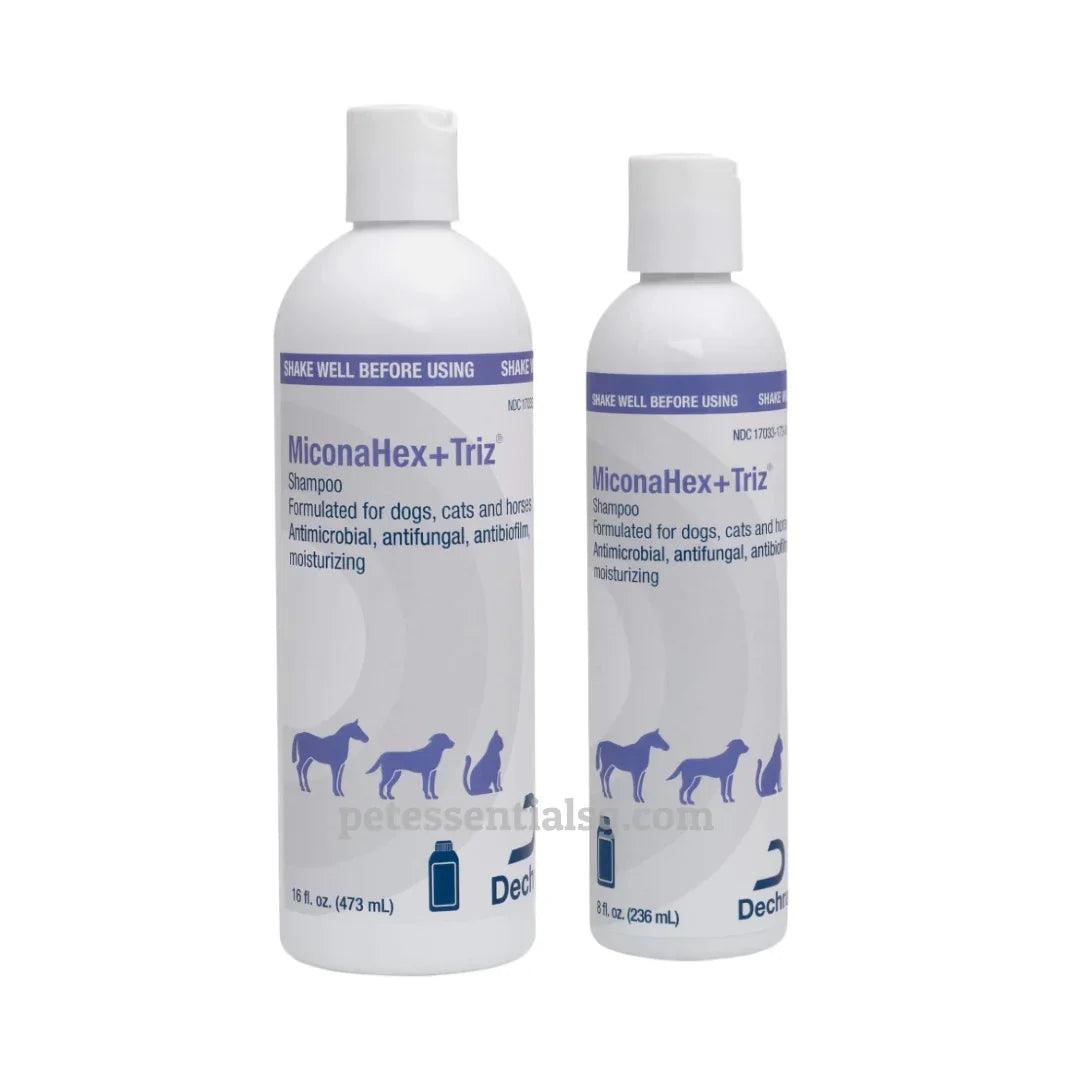 MiconaHex+Triz antimicrobial pet shampoo for dogs, cats & horses – moisturizing, antibacterial, antifungal