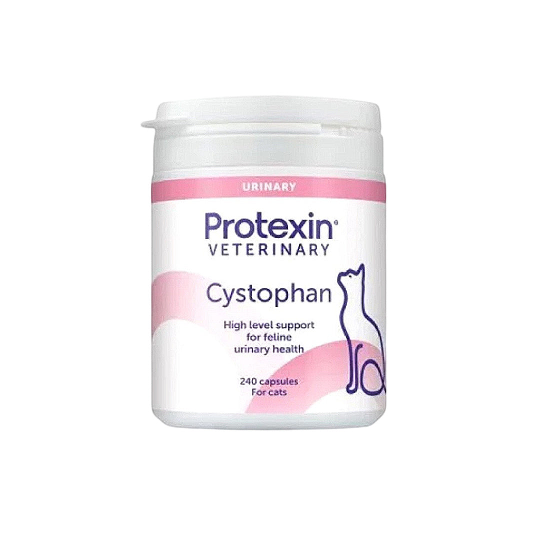 Protexin Cystophan for cats – urinary health supplement with 240 capsules, feline urinary support