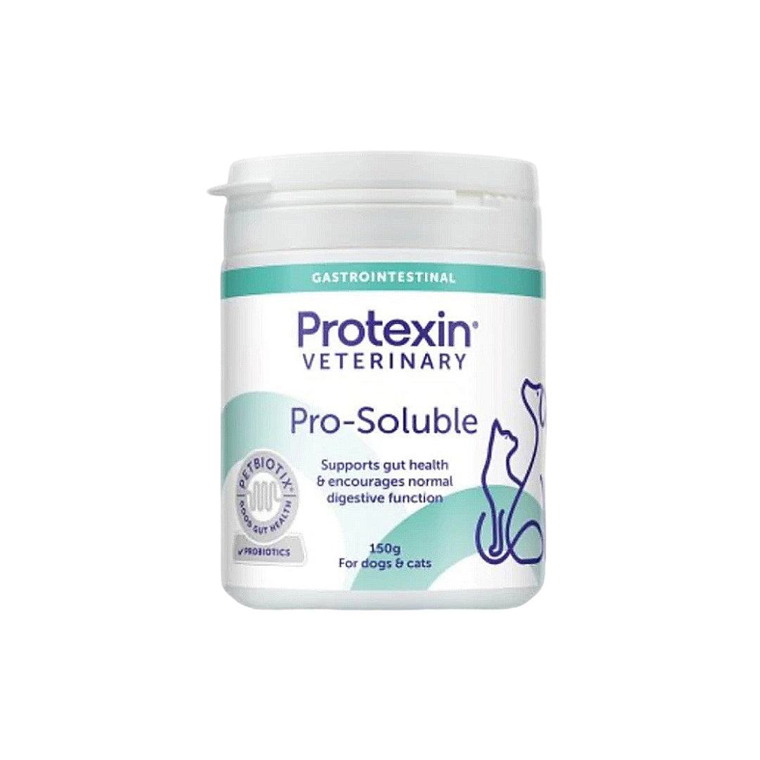 Protexin Pro-Soluble for dogs & cats – supports gut health & digestion, 150g veterinary probiotic supplement